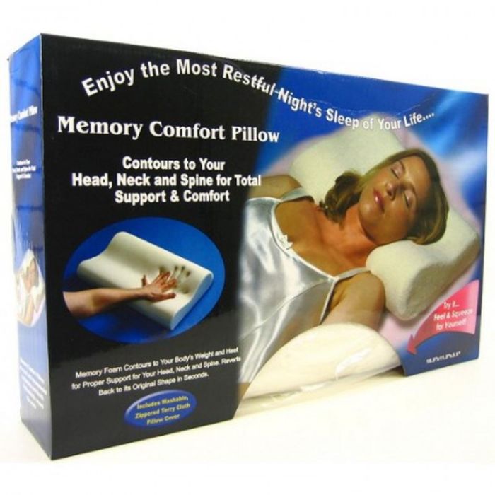 Orthopedic pillow with memory Memory Pillow 47*28*8/6 cm
