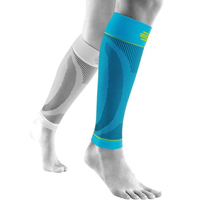 Sports compression leggings BAUERFEIND Compression Sleeves Lower Leg, Riviera