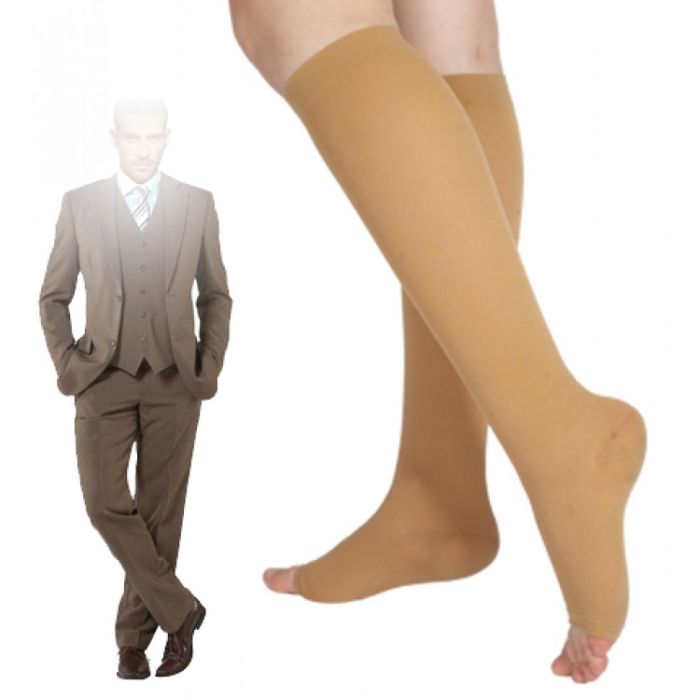 Elastic compression stockings without toe (grade 2) Tonus Elast 0408 LUX